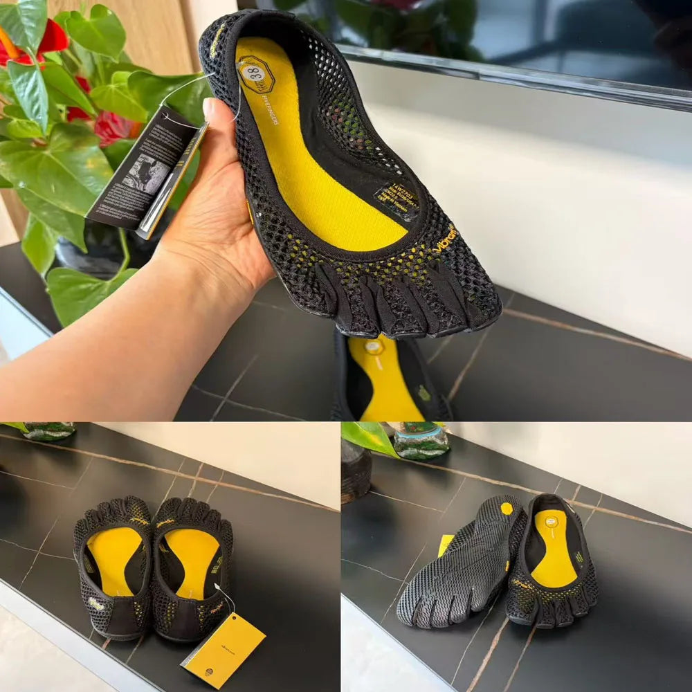 V-Soul women's lightweight, breathable, and quick-drying five-toed sneakers are perfect for yoga, walking, and outdoor activities.