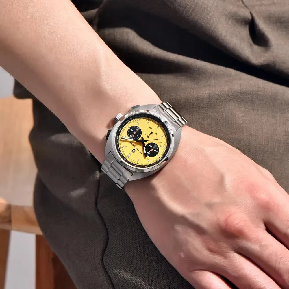 2026 New PAGANI DESIGN Panda Men's Watches Quartz Wristwatches Chronograph Luxury Watch For Men AR Sapphire Luminous Waterproof