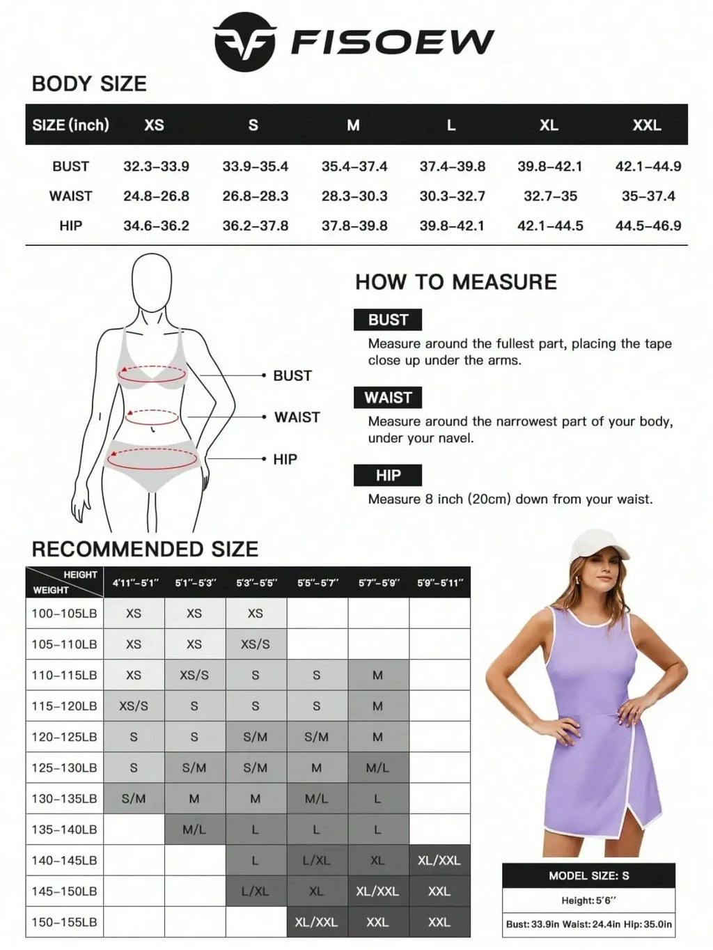 Women's Tennis Dress With Built-In Shorts & Pockets, Sleeveless Athletic Mini Dress With Bra, Golf Sports Dress