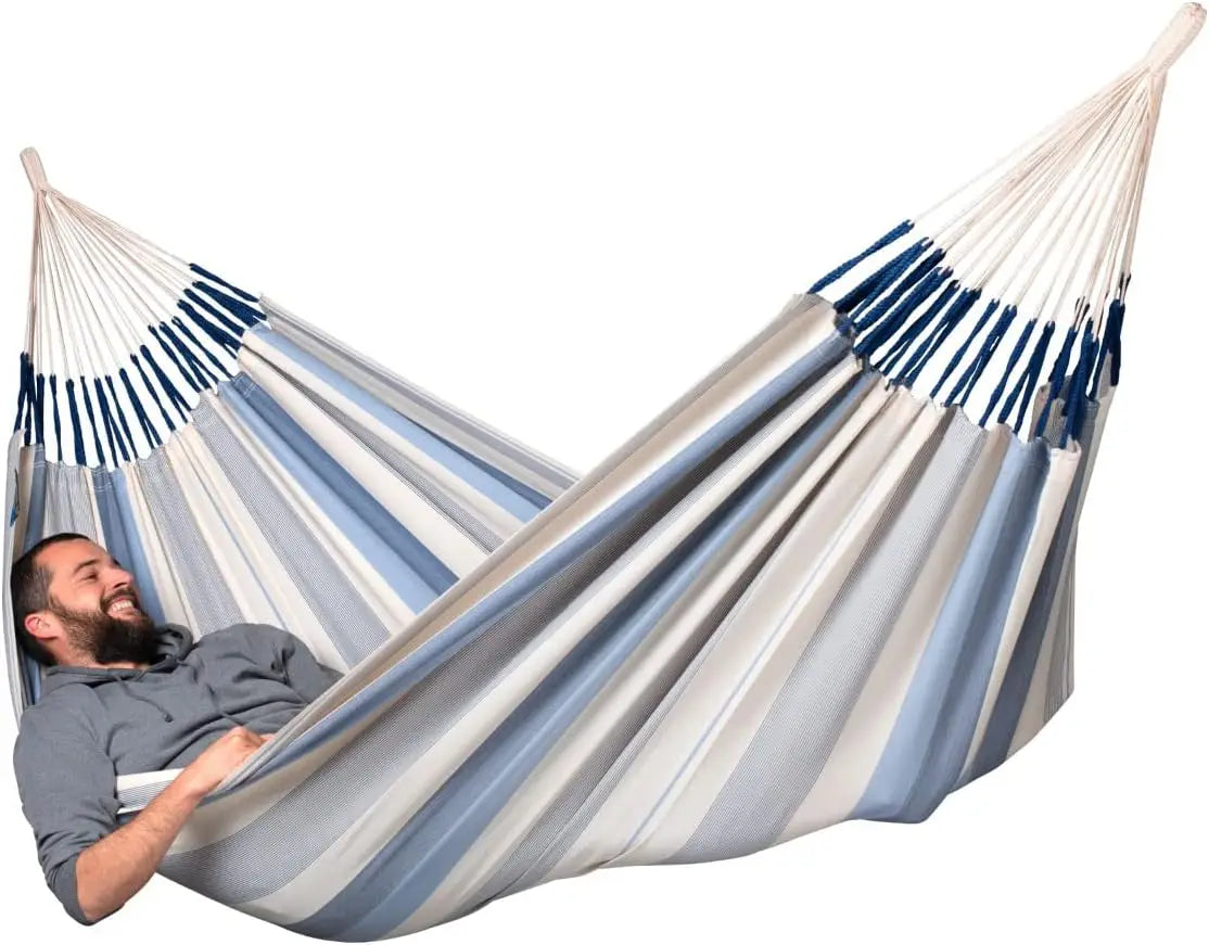 Outdoor & Indoor Use, Handmade Weather & Tear Resistant Hammock in Sea Salt Color
