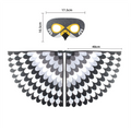 Cute Owl Wings Costume Animal Peacock Pattern Felt Cloak With Matching Mask Performance Props Halloween Carnival Cosplay Cape halloween costumes for women my hero academia superman costume adults haikyuu cosplay