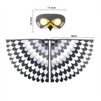 Cute Owl Wings Costume Animal Peacock Pattern Felt Cloak With Matching Mask Performance Props Halloween Carnival Cosplay Cape halloween costumes for women my hero academia superman costume adults haikyuu cosplay