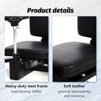 Heavy - Duty Steel Leg Stretcher in Black, 300LBS Capacity, for Home Flexibility Training