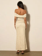 White Satin Mini Dress With Flowing Cape Shawl, Bias Cut Solid Cocktail Outfit For Wedding Party Event Vacation