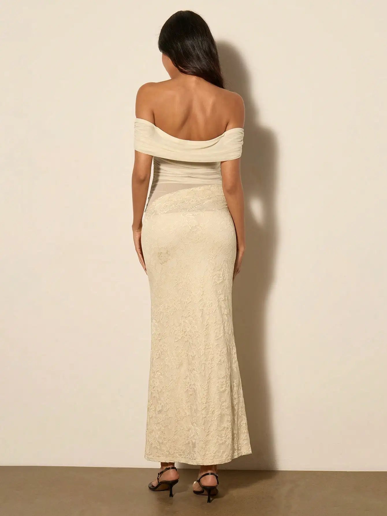 White Satin Mini Dress With Flowing Cape Shawl, Bias Cut Solid Cocktail Outfit For Wedding Party Event Vacation