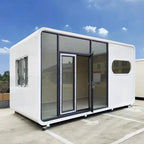 Mobile Expandable Container House 20ft Foldable Prefab Tiny Home Portable Modular Office Quick Assembly