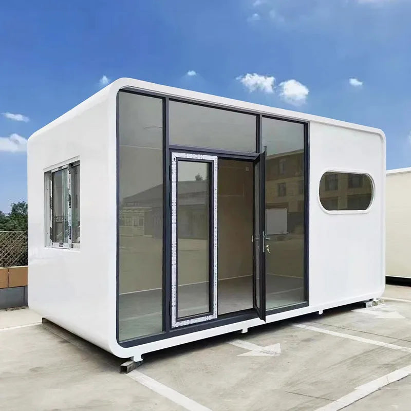 Mobile Expandable Container House 20ft Foldable Prefab Tiny Home Portable Modular Office Quick Assembly