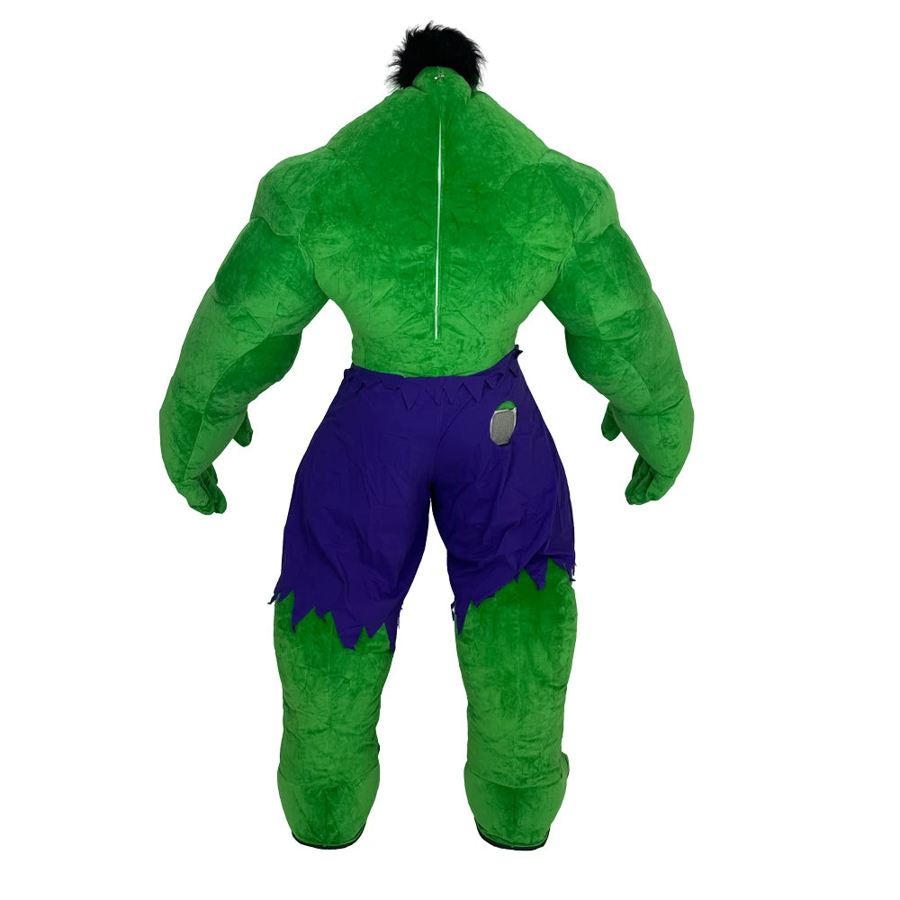 Green Mutant Inflatable Costume Mascot Parade Adult Character Cosplay Birthday Halloween Party Activity Set