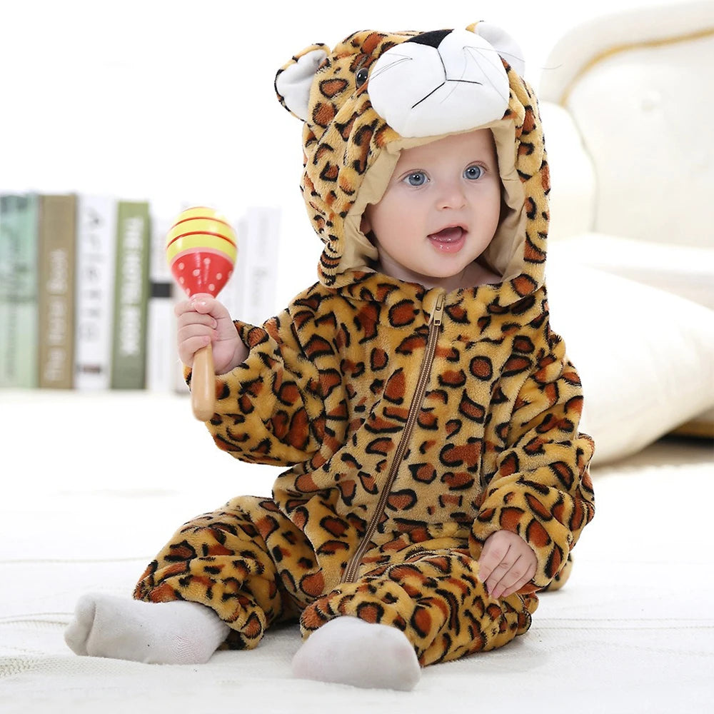 Halloween Costume Adult Family Plush Fleece Animal Onesie Hooded Jumpsuit Pajamas Set Cute Creature Mascot Party Outfit