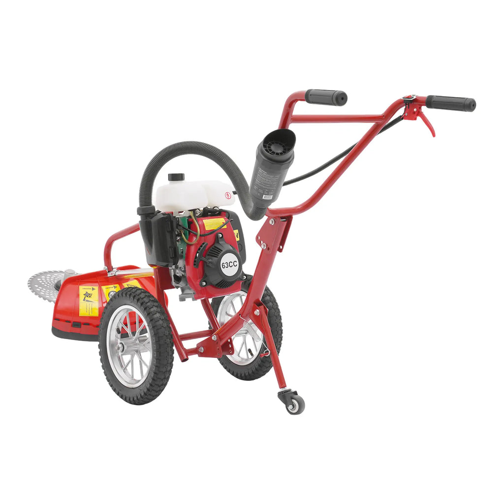 63cc 4hp Gasoline Cultivator Portable Weeding Machine Micro Garden Rotary Tiller Hand-Push Weeder for Plowing Tilling Weeding