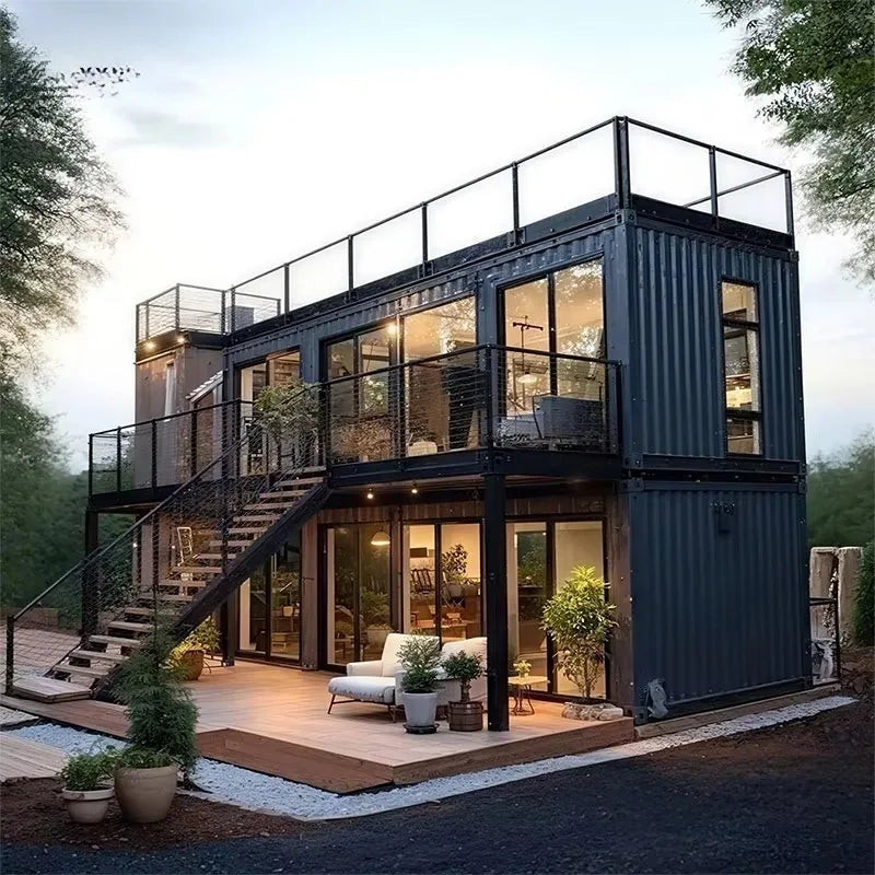 Prefab Tiny Homes 20ft 40ft Expandable Container House Customized Prefab House Garden Rooms Folding Room Sheds Warehouse Barn