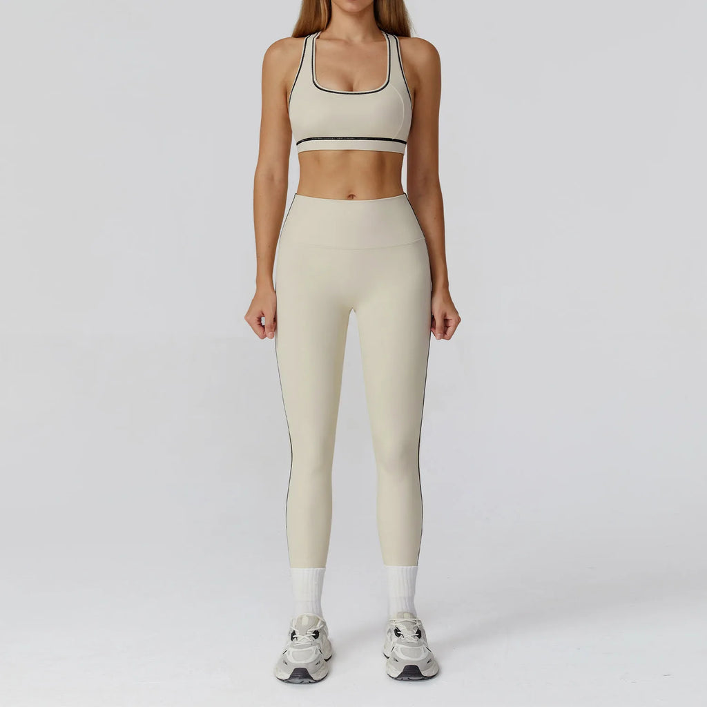 Yoga Clothes Set 2/3PCS Sportswear Gym Outfits Women Sports Set High Waist Leggings Fitness Suit Running Bra Workout Tracksuit