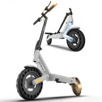 Electric Scooter for Adults with Double Swing-Arm Suspension, 21-Mile Range - 10" Tires & Full 360° Lights