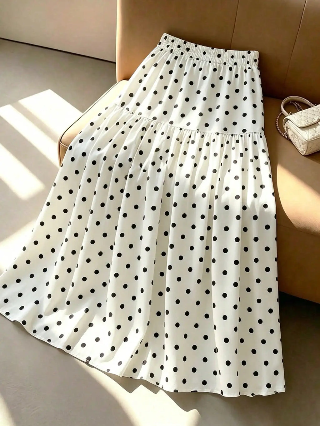 GlowEve Women's Summer Multi-Color Print Elastic Waist Patchwork Flared Long Skirt, EleBack To School, Teacher, Formal Occasions, Gifts, Dates, Street Photography, Summer Clothing, Summer Skirt, Summer Fashion Item, Niche Des