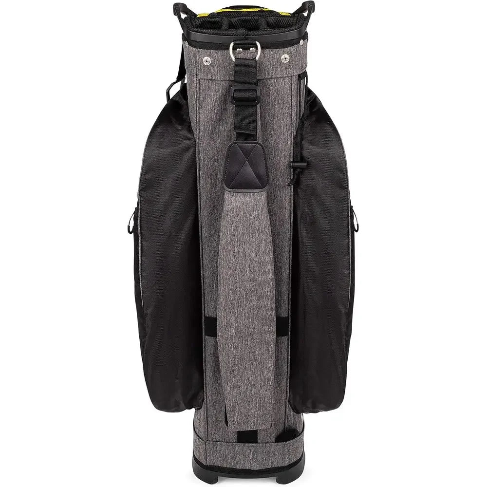 Golf Push Cart Bag with Rain Cover, Secure Base, Lightweight, 15-Way Divider, and External Putter Pocket