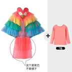 Halloween Children's Costume Cosplay Animal Parrot Performance Costume Kid Cloak Kindergarten Prom Animal Clothing