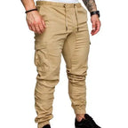 50%HOT2022 New Men's Casual Jogging Pants Solid Color Pocket Pants Sports Pants Men's Trousers Street Hip Halen Jogging Pants
