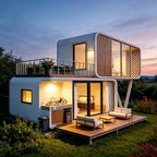 Expandable Container House Prefab Tiny Home Modular Prefabricated Mobile Villa Folding House for Residential Living Use