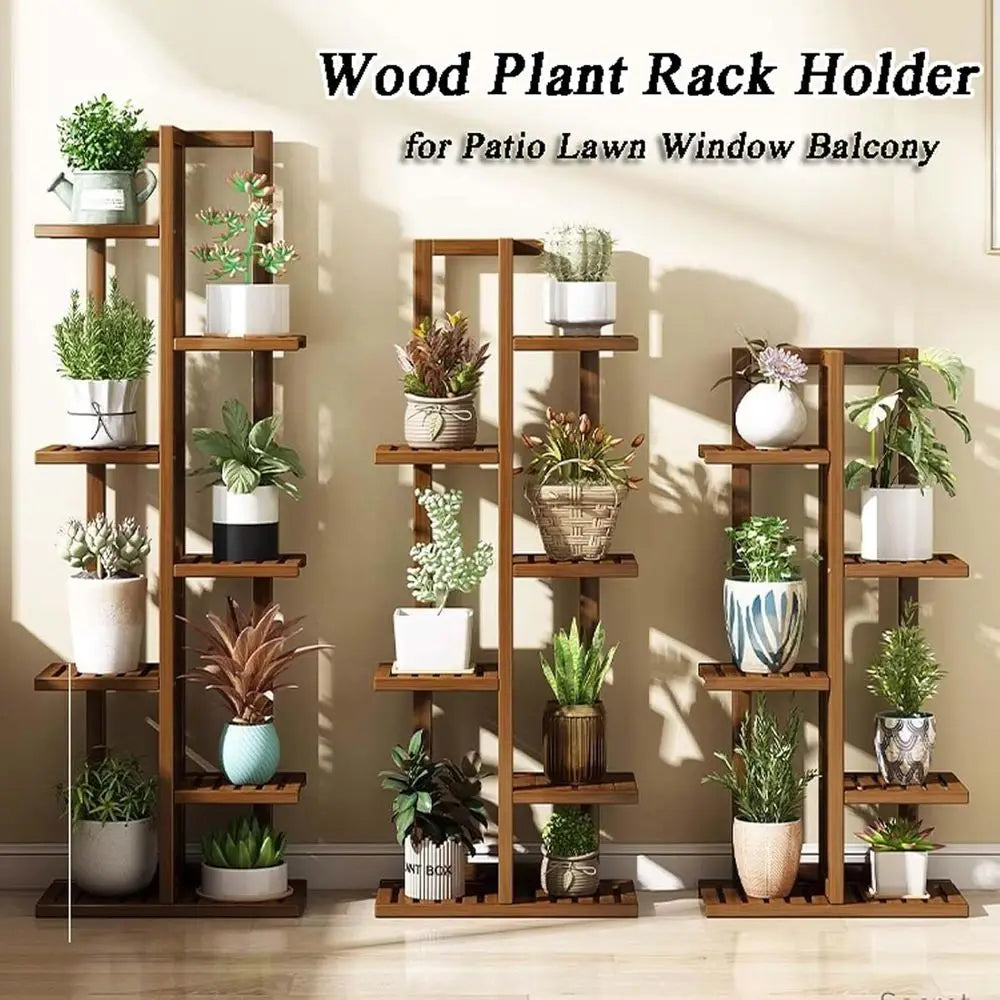 Century Plant Stands, Multi-Holder Shel Rack, Indoor/Outdoor Planter Shelves, Heavy Duty Pot Stands, Potted Plant Holders for Ga
