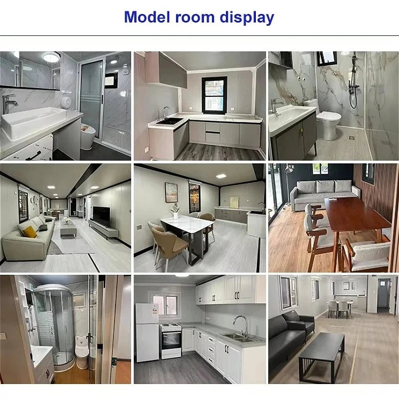 Expandable Folding Modular House Container Home for Temporary Office Staff Housing and Garden Room Customized
