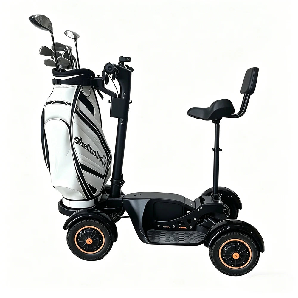 USA Stock 2026 New Model 4 Wheel Golf Cart  Foldable Golf Cart with 20Ah Lithium Battery Golf Cart