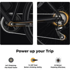 1000W Peak Brushless Motor Electric Mountain Bike, 40 Miles Range, 20MPH, 360Wh Battery, 7-Speed, 26 Tires, Front Suspension
