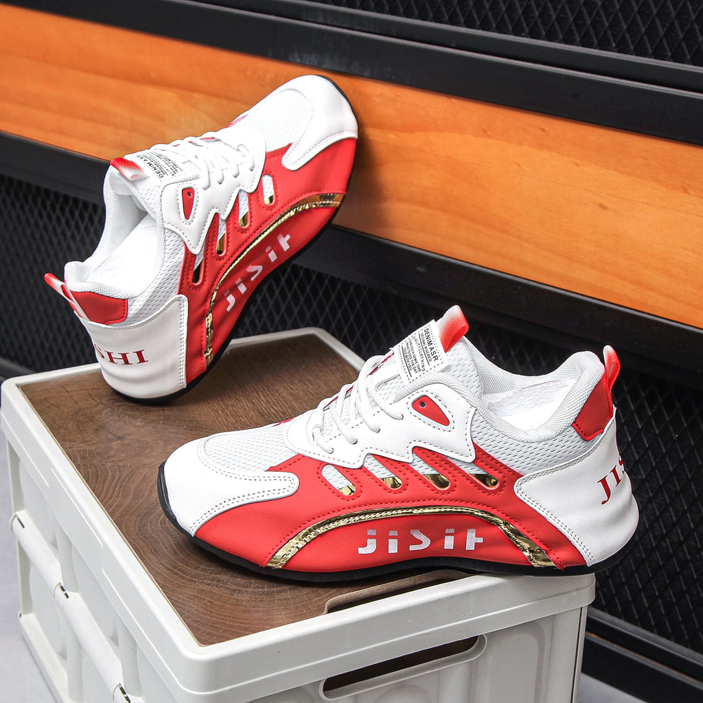 Men's trendy casual shoes with anti-slip laces for sports. Suitable for students. Anti-slip, durable, versatile and comfortable