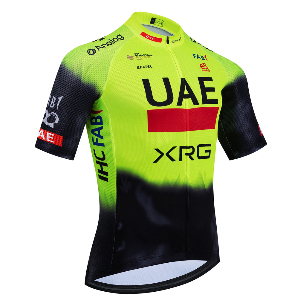 New Black UAE Cycling Maillot Jersey Shorts Men Women Ropa Ciclismo MTB Road Bicycle Jersey Riding Bike T-shirt Pants Clothing