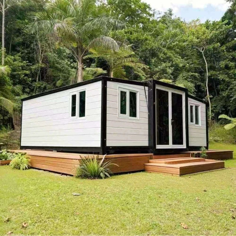 20ft 40ft Prefab Mobile House Luxury Tiny Home Expandable Container Houses 2 3 Bedroom Wooden Prefabricated House Garden Rooms