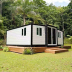 20ft 40ft Prefab Mobile House Luxury Tiny Home Expandable Container Houses 2 3 Bedroom Wooden Prefabricated House Garden Rooms