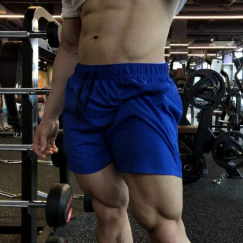 Sports Shorts Summer Men Casual Loose Fit Shorts Ice Silk Breathable For Beach Basketball Fitness Comfort Short Pants