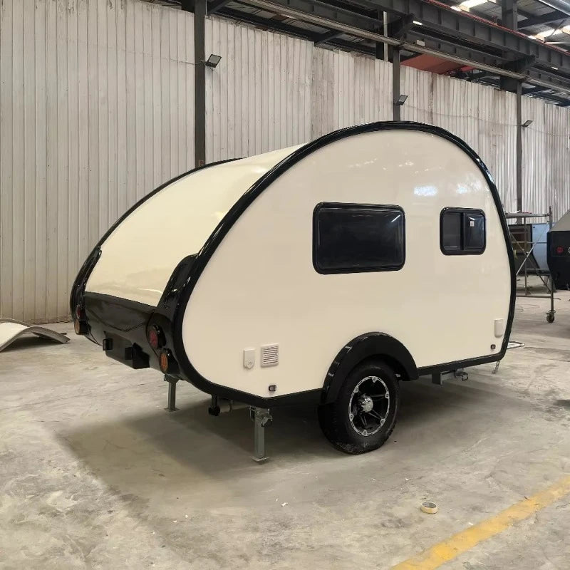 Customized Camper RV Luxury Modern Tiny Galvanised Teardrop Trailer Travel Solar Bathroom Lightweight 4x4 Slide Out Kit for Sale