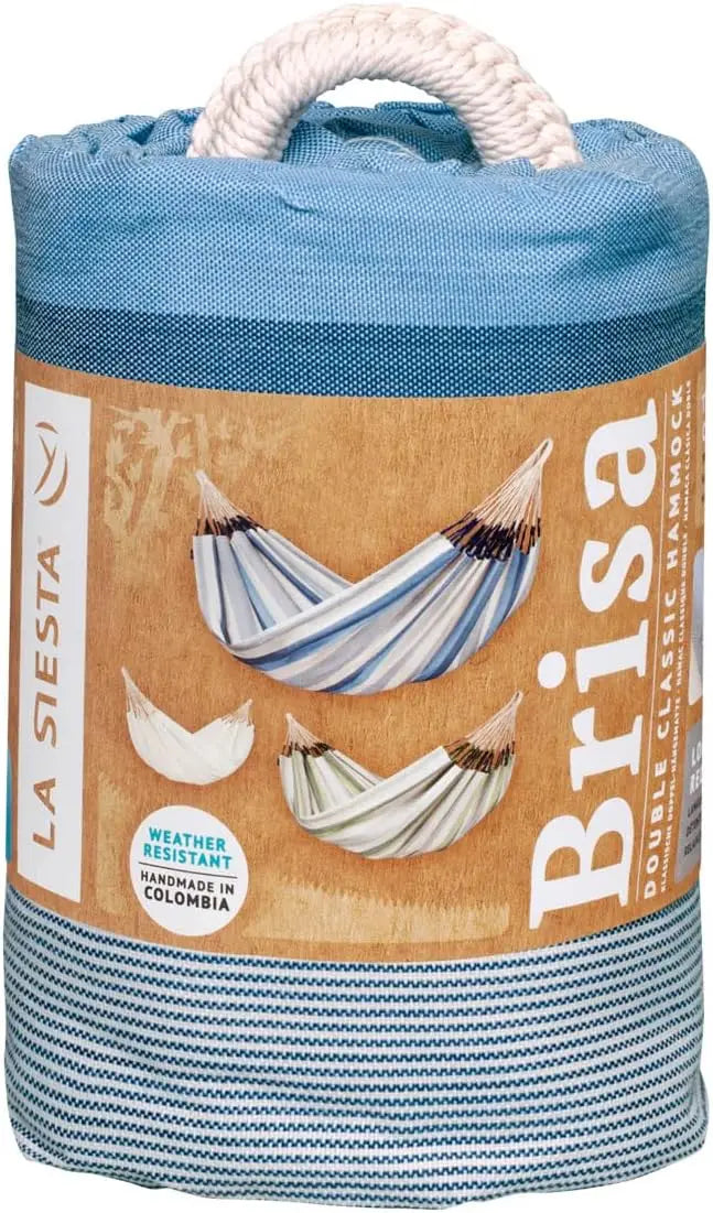 Outdoor & Indoor Use, Handmade Weather & Tear Resistant Hammock in Sea Salt Color