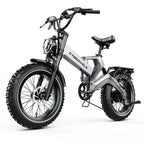 Cybervelo 20” Fat Tire 48V 40AH Waterproof Automotive Super Battery Max Speed 30+MPH Ultra Long Range 150 Miles Off Road Commuter High Speed Ebike EK6 Max