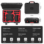 STARTRC Avata 2 Case,Waterproof Carrying Hard Case for DJI Avata 2 Fly More Combo with Goggles 3(NOT for Goggles N3),FPV Remote Controller 3,Battery Charging Hub,FPV Drone Accessories