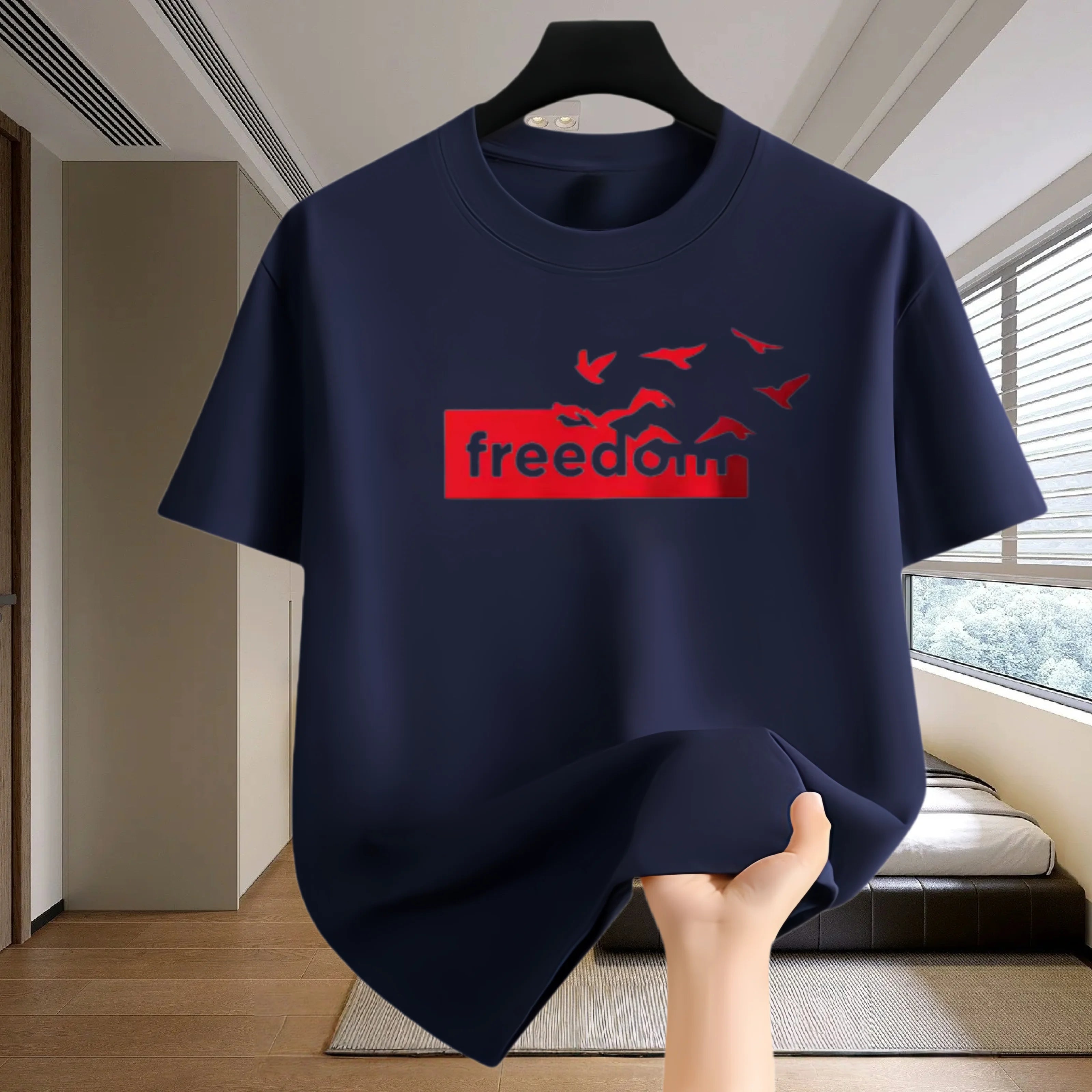 Summer Men Sporty Mesh Short Sleeve Graphic Print T Shirt Polyester Quick Dry Jogging Marathon Cycling Outdoor Top