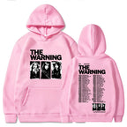 The Warning World Tour 2026 Hoodies Unisex Streetwear Long Sleeve Fleece Hooded Pullovers Graphic Merch Band Fashion Print Hoody