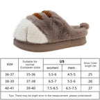 3D Cat Paw Plush Slippers Warm Slip-on House Shoes Comfortable Fluffy Home Slippers Anti Slip Cute Paw Slippers for Men Women