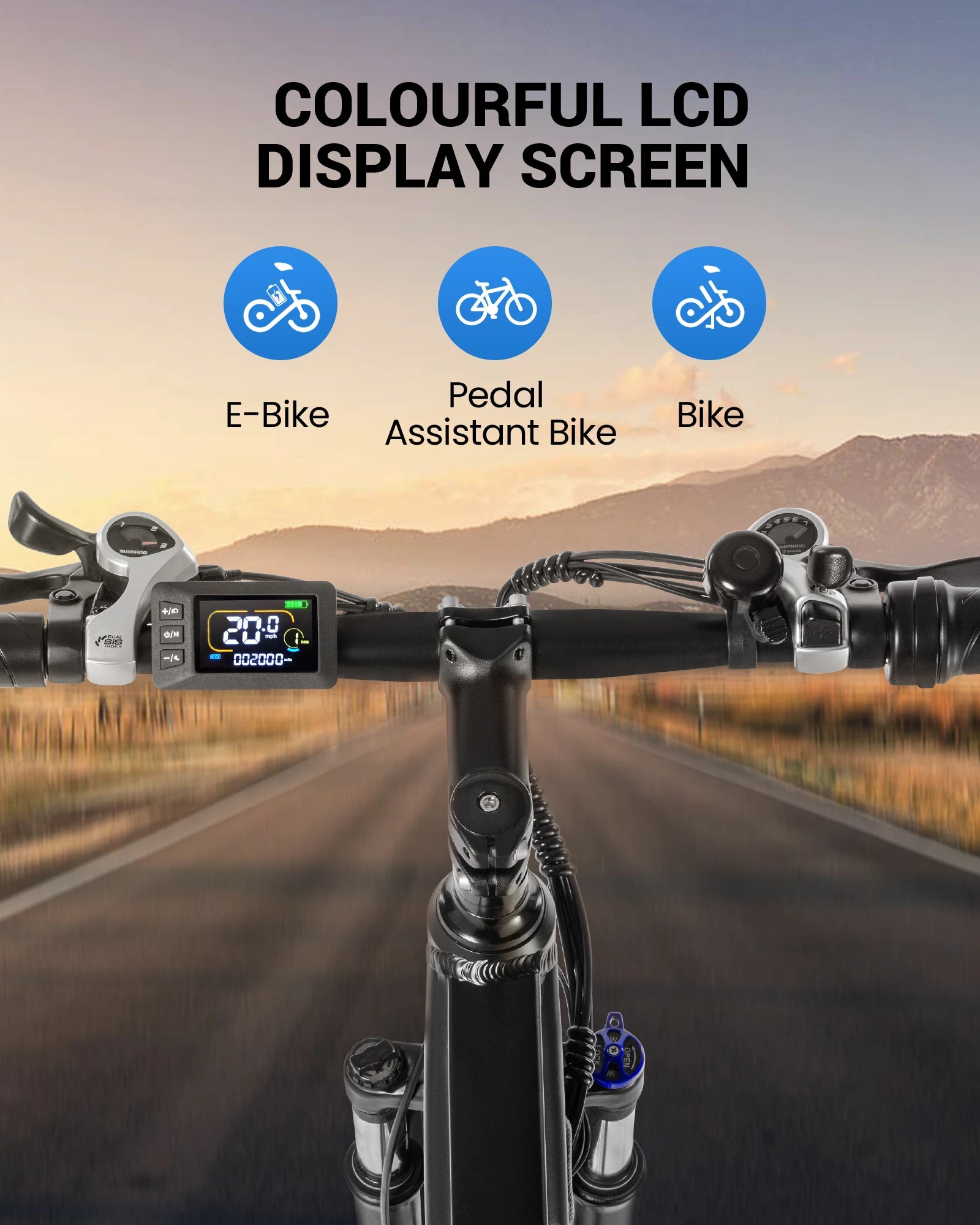 550W Adult electric mountain bike 26", 48V built-in hidden removable battery, up to 50 miles, urban commuter bike.