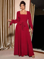 Plus Size Women Fall Dress For Christmas Halloween Occasion