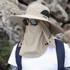 Adjustable Outdoor Fishing Hat Sunscreen Protection Breathable Sunshade Foldable Men Women Hiking Camping Casual Fishing Cap