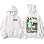 CAMERON WHITCOMB Logo Hoodies Fleece Long Sleeve Hooded Sweatshirt Graphic Merch Unisex Streetwear Loose Casual Men/Women Hoodie