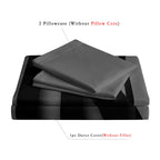 3pcs King &Queen Size Bed Pattern Down Duvet Cover Set Soft and Comfortable Bedroom and Dormitory Decoration Bedding Set