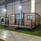 20ft 40ft Prefab Mobile House Luxury Tiny Home Expandable Container Houses 2 3 Bedroom Wooden Prefabricated House Garden Rooms