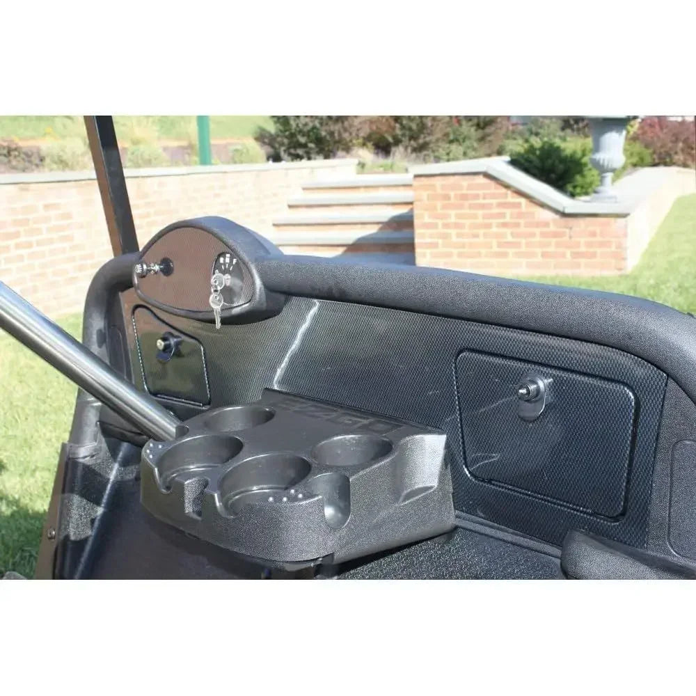 Golf Cart Carbon Fiber Assembly with Locking Door for 2008 and Newer Models