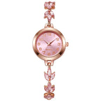 Elegant Women Watches Luxury Rhinestone Bracelet Bracelet Quartz Watch Reloj Mujer Girls Clock Gift（Without Box）
