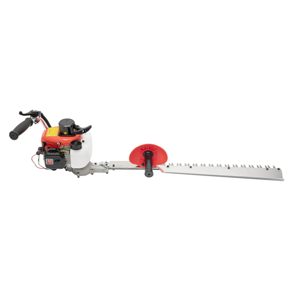 Petrol Hedge Trimmer Machine, 22.5CC 2-Stroke Engine with 27.6 Inch Double-Sided Blade, for Garden Shrub Pruning Yard Landscaping, Heavy Duty Cordless Hedge Cutter with Gloves & Goggles Kit