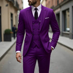 Men'S 3pcs Slim Fit Suits Double Breasted Suit Men Formal Suit for Wedding Prom Dinner Party