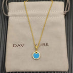 2025 New High-Quality Christmas Elegant and Simple Gold-Plated Round Bracelets and Necklaces Set - Valentine's Day Gift