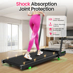 Akluer Walking Pad Treadmill, Portable Under Desk Treadmill 330lbs Capacity, Compact Treadmills Mini Walking Pad, 2.5HP Portable Treadmills with Remote Control, for Home Office Small Space